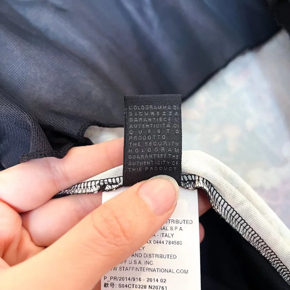 Just Cavalli Black Geometric Floral Designer Colorblock Bodycon Mini Dress XS - Picture 9 of 12